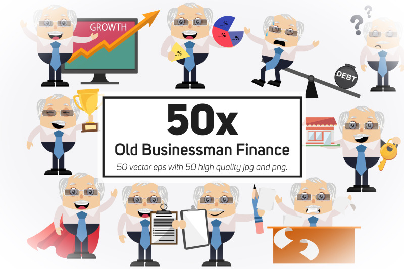 50x-old-businessman-finance-and-business-collection-illustration