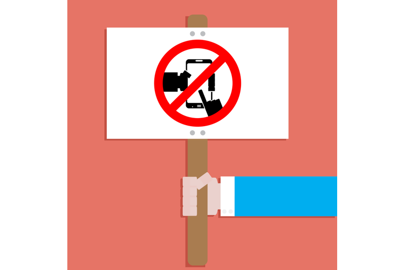 banner-with-symbol-ban-use-device-phone