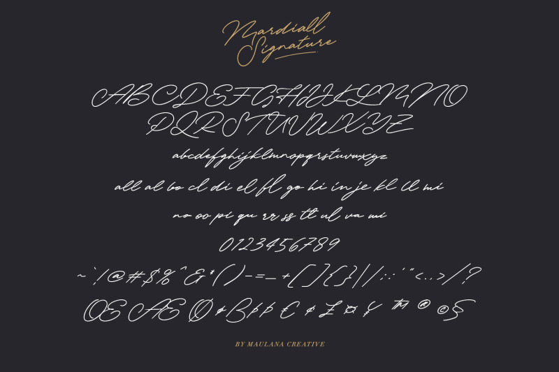 mardiall-signature-font