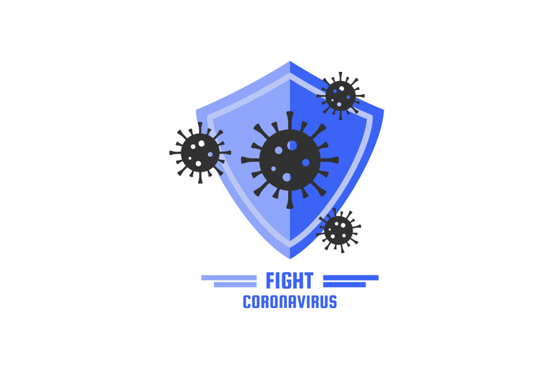 fight-coronovirus-logo-vector