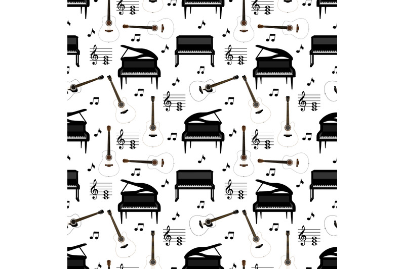 piano-and-guitars-pattern