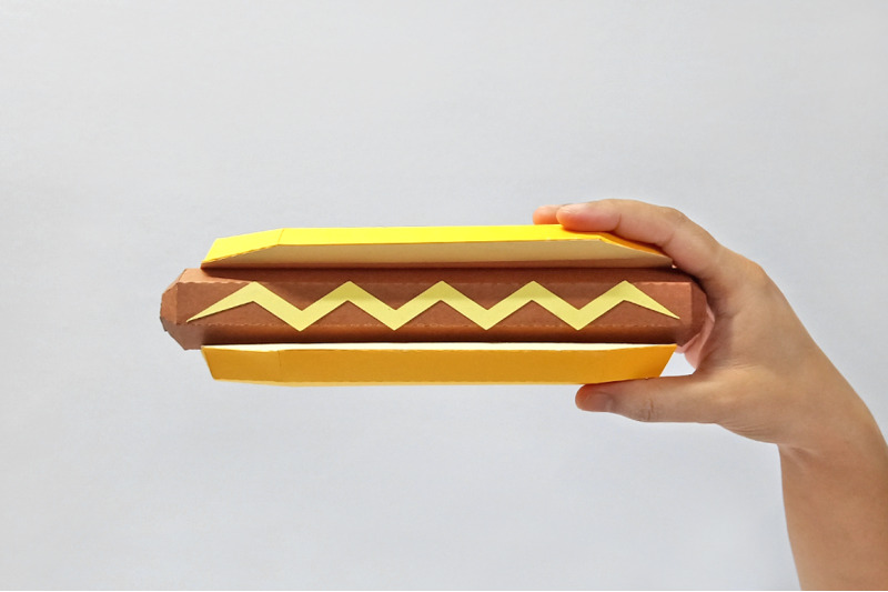 diy-hotdog-3d-papercraft