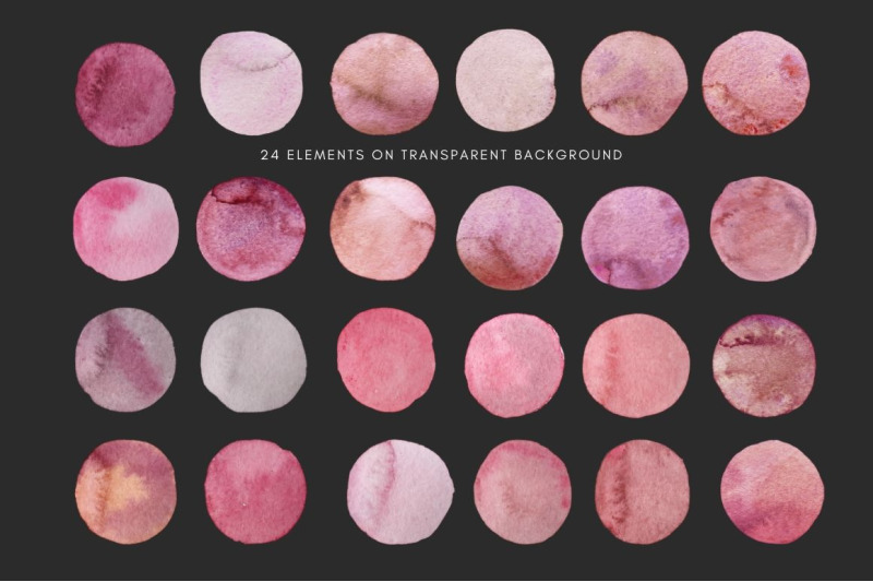 watercolor-pink-and-blush-dots-clipart-hand-painted-spots