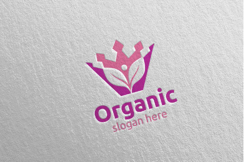 king-natural-and-organic-logo-design-template-9