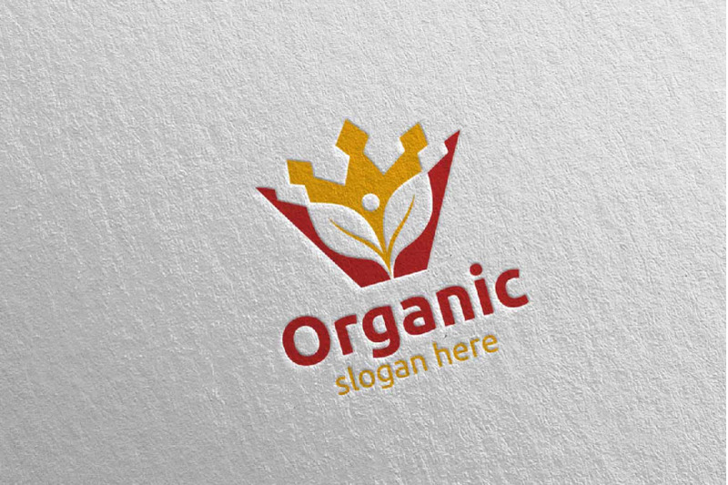 king-natural-and-organic-logo-design-template-9