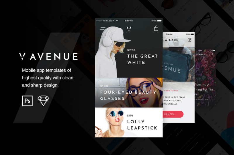 v-avenue-mobile-ui-kit