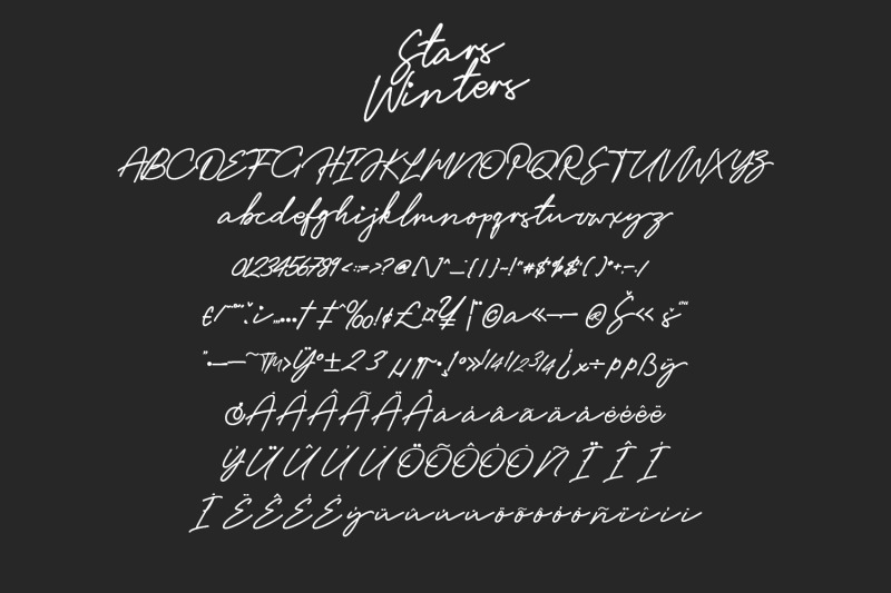 stars-winters-typeface