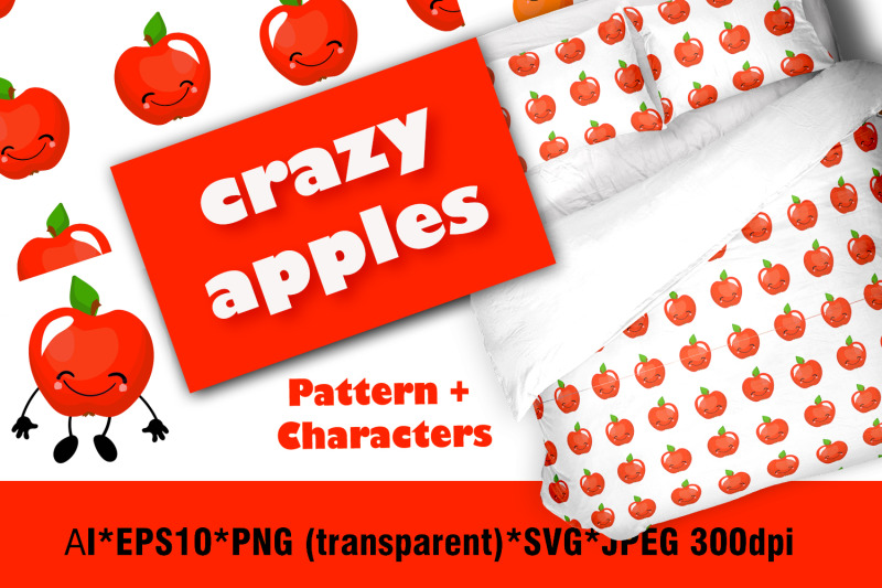 crazy-apples-set-of-fruit-characters