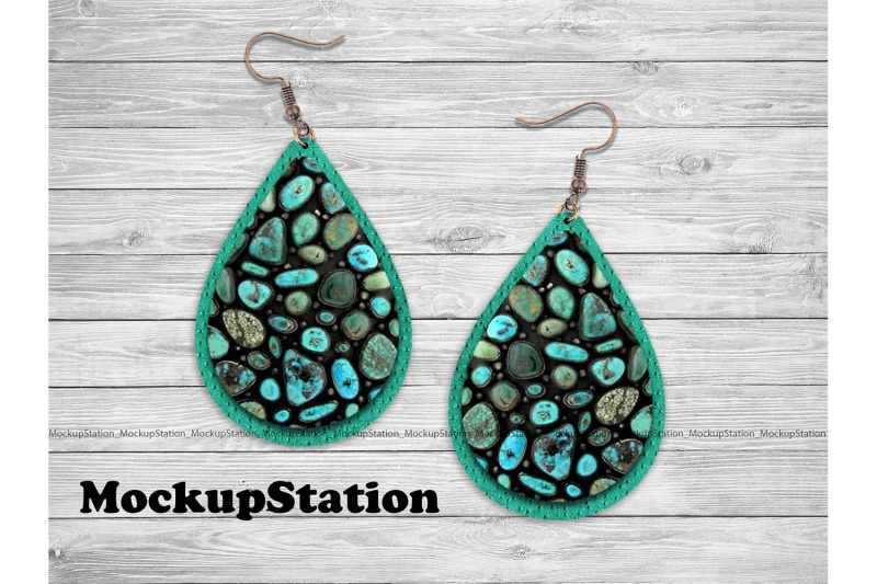 turquoise-faux-leather-look-drop-earring-sublimation-design