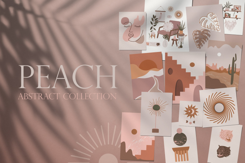 peach-abstract-collection