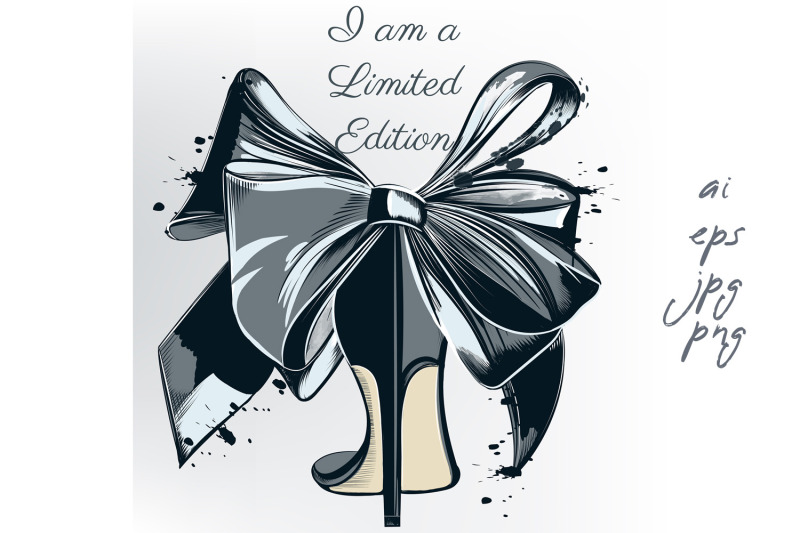 fashion-vector-illustration-with-female-elegant-shoe