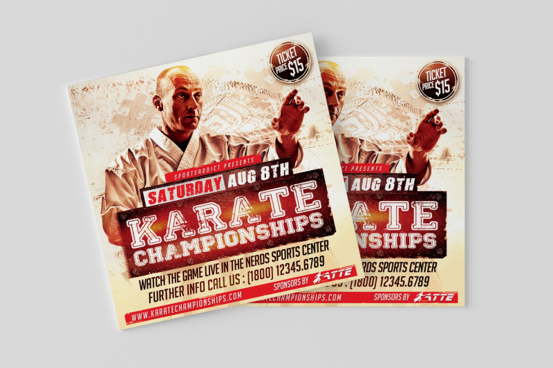 karate-championships-sports-flyer