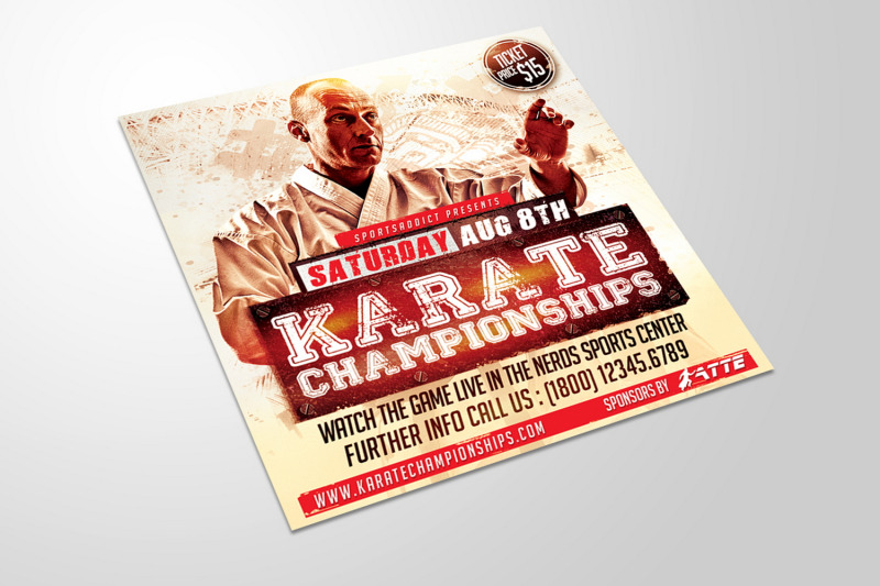 karate-championships-sports-flyer