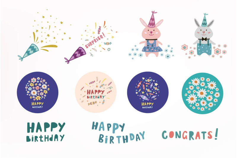 birthday-design-set-of-illustrations-for-a-birthday-greeting-card-de