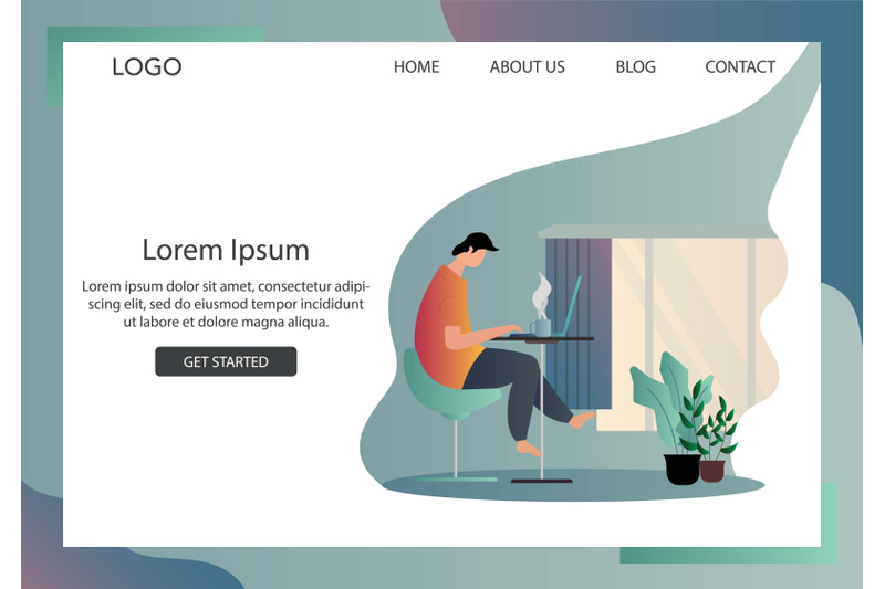 landing-page-work-from-home-illustration