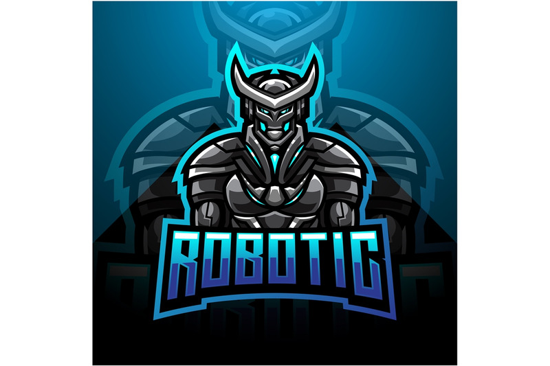 robotic-esport-mascot-logo-design
