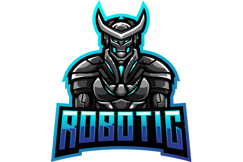 robotic-esport-mascot-logo-design