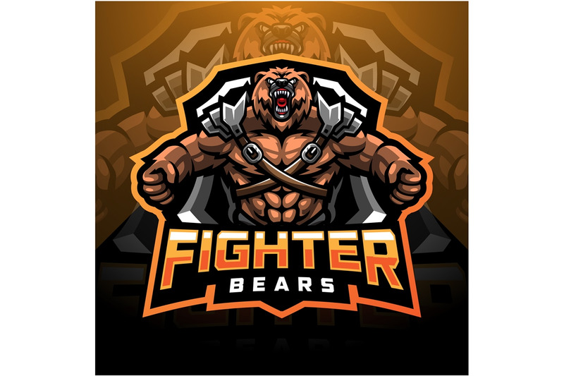 bear-fighter-esport-mascot-logo