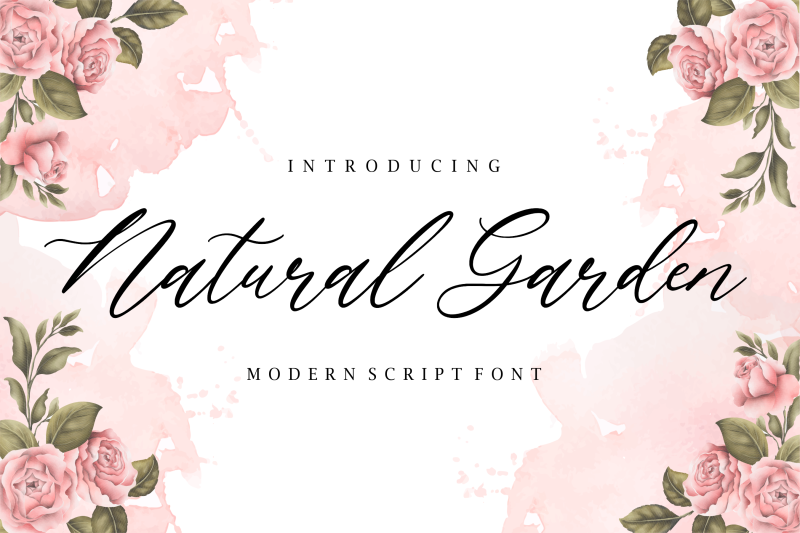 natural-garden-modern-script-font
