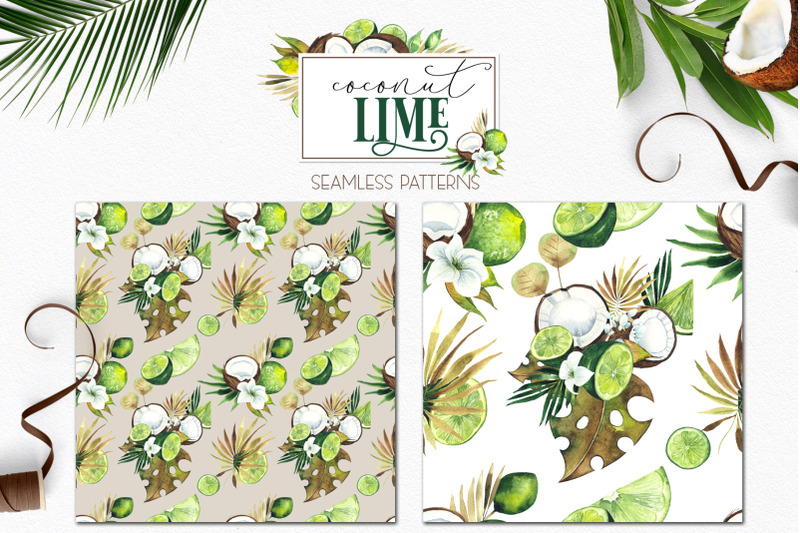 watercolor-coconut-lime-collection