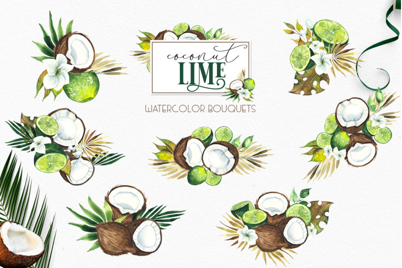 watercolor-coconut-lime-collection