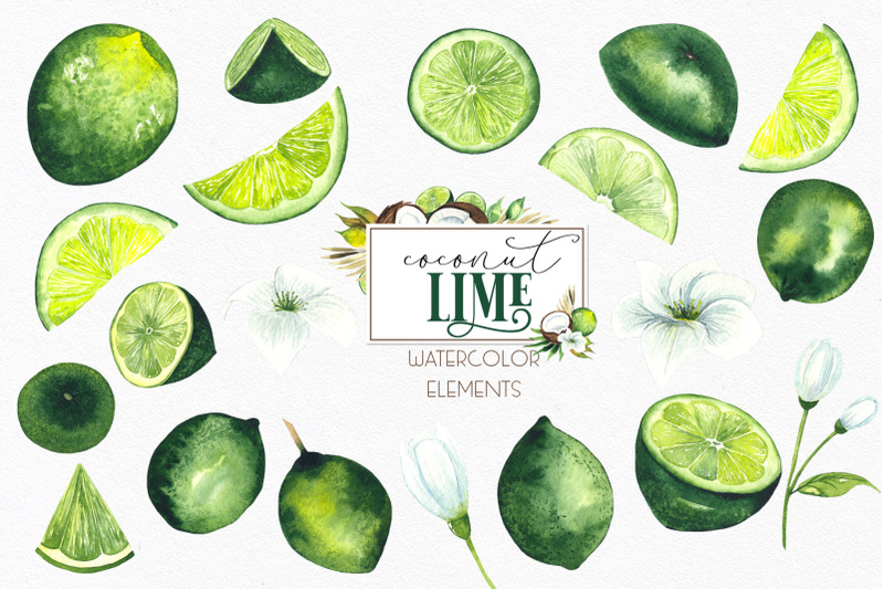 watercolor-coconut-lime-collection