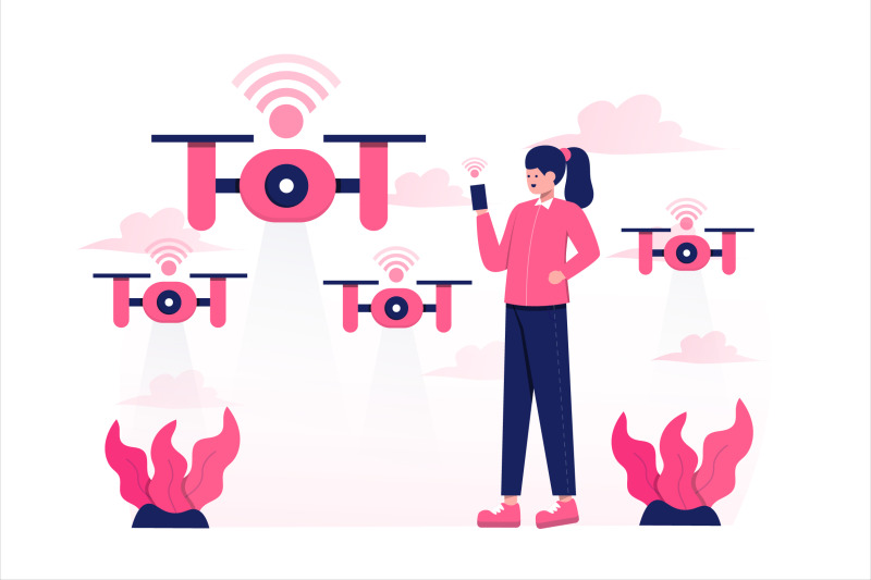 iot-internet-of-things-flat-vector-illustration