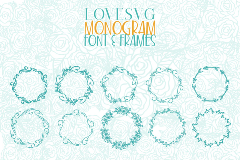 lovesvg-monogram-font