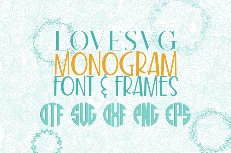 lovesvg-monogram-font