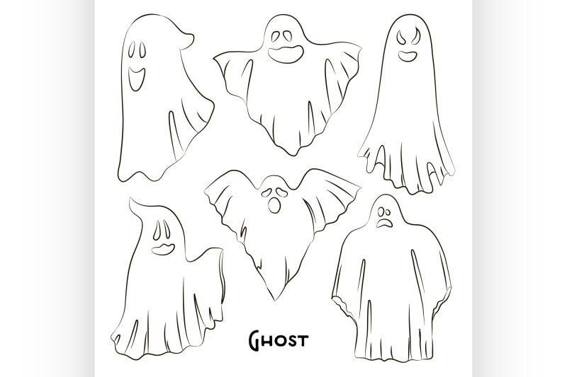 whisper-ghost-hand-draw-set