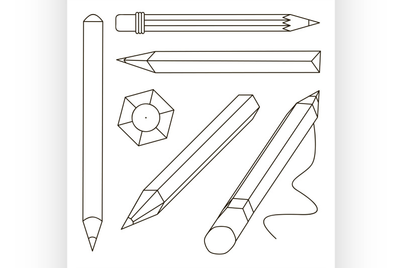 set-of-stylized-realistic-pens-and-pencils