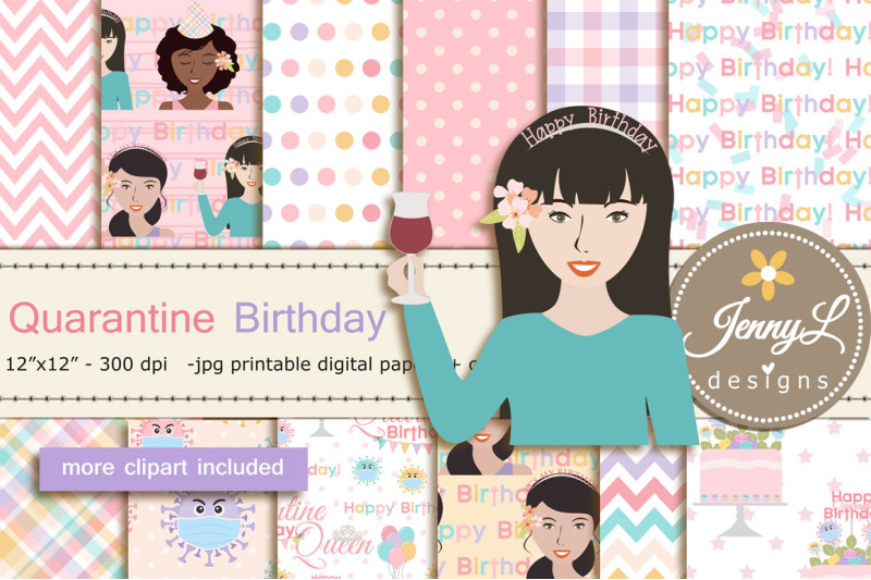quarantine-birthday-digital-papers-and-clipart