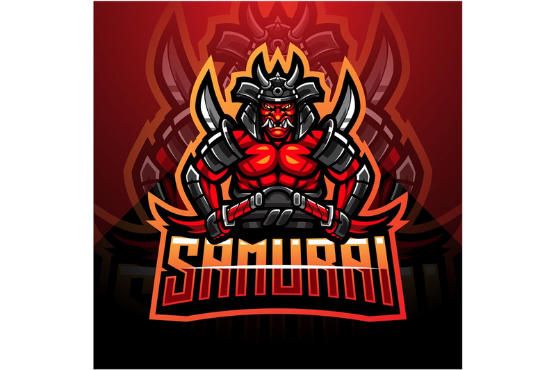 samurai-warrior-esport-mascot-logo
