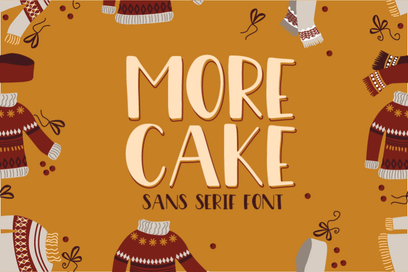 more-cake-font