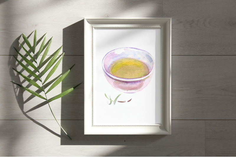 watercolor-japanese-tea