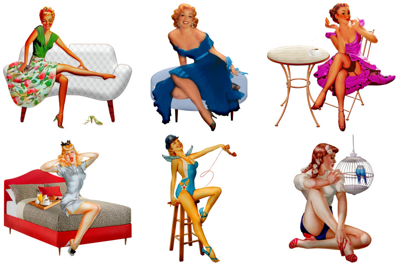 retro-pin-up-girls-with-props
