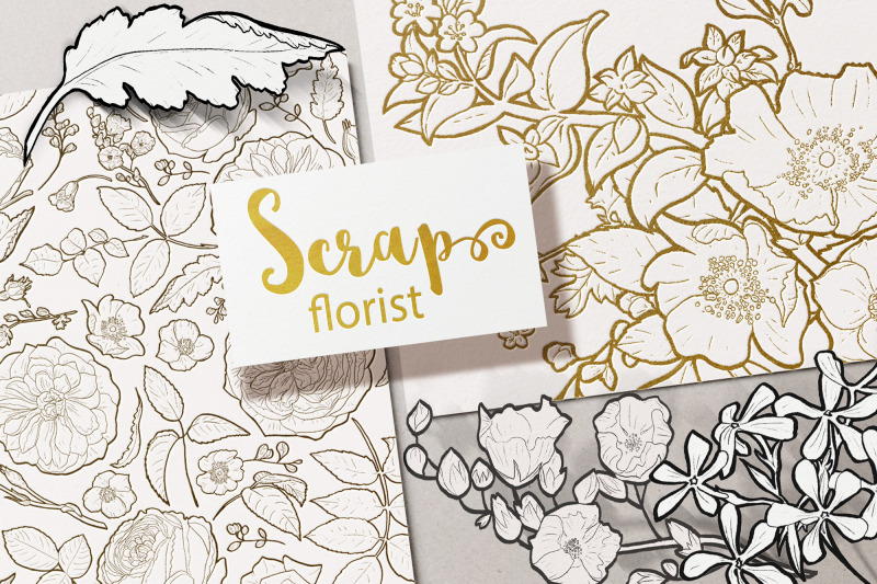 scrap-florist-set