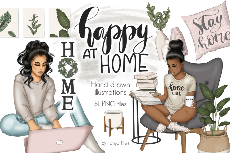 happy-at-home-clipart-amp-patterns