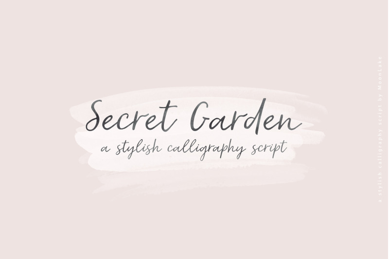 secret-garden-calligraphy-script