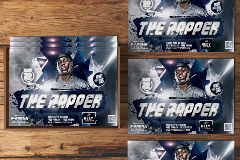 the-rapper-party-flyer