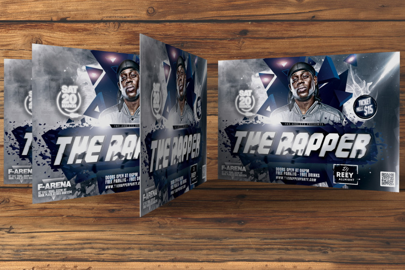 the-rapper-party-flyer