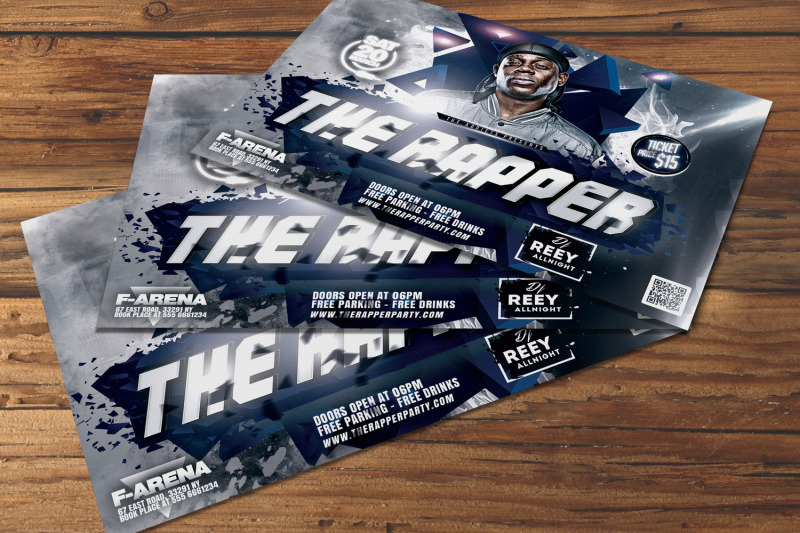 the-rapper-party-flyer