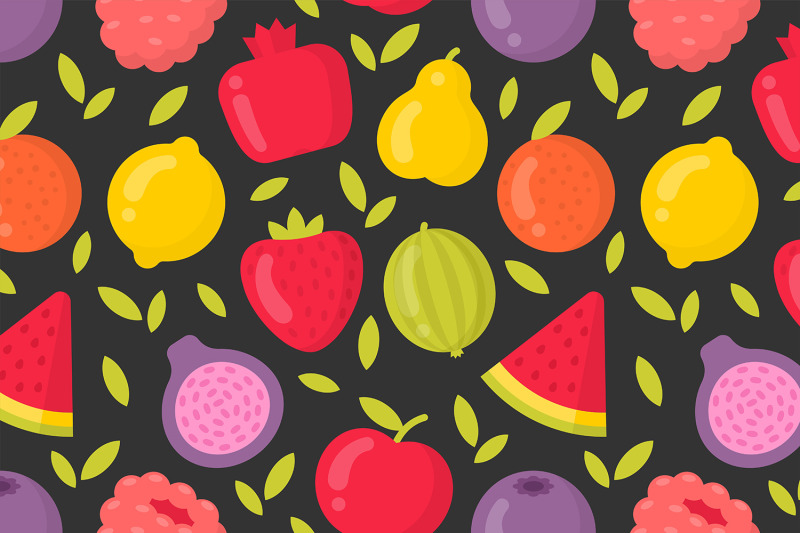 4-cute-fruits-patterns