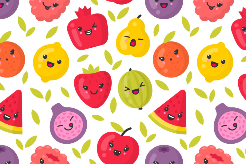 4-cute-fruits-patterns