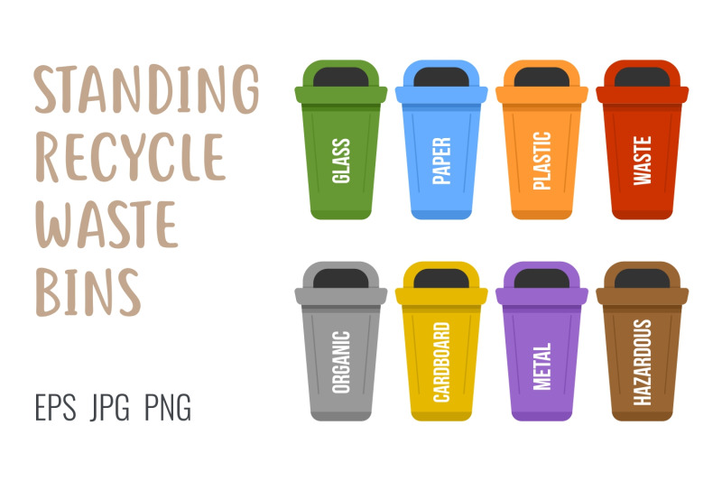 recycle-waste-bins
