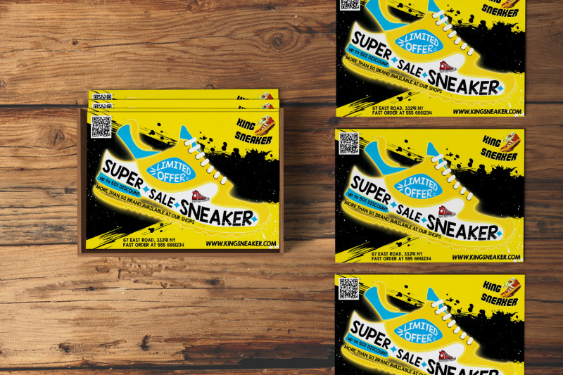 sneaker-store-flyer