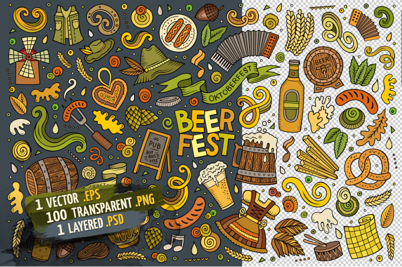 beer-fest-objects-amp-elements-set
