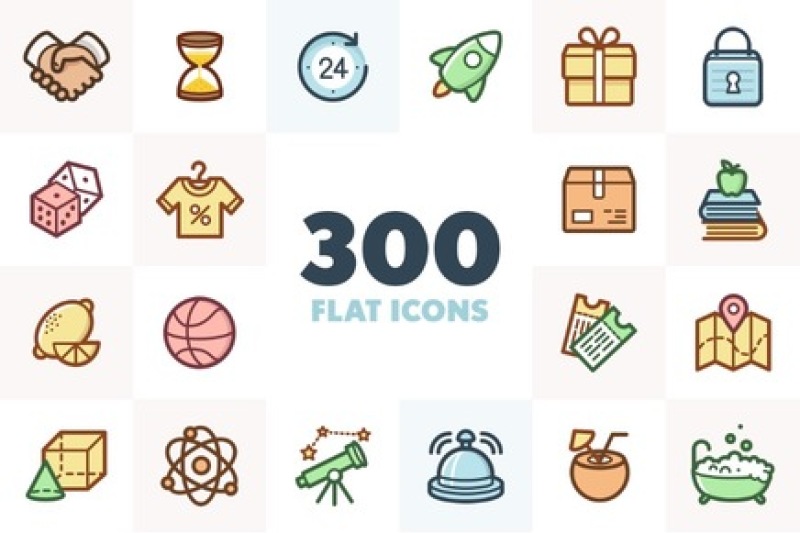 capitalist-flat-icons-collection