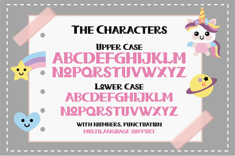 pink-unicorn-font