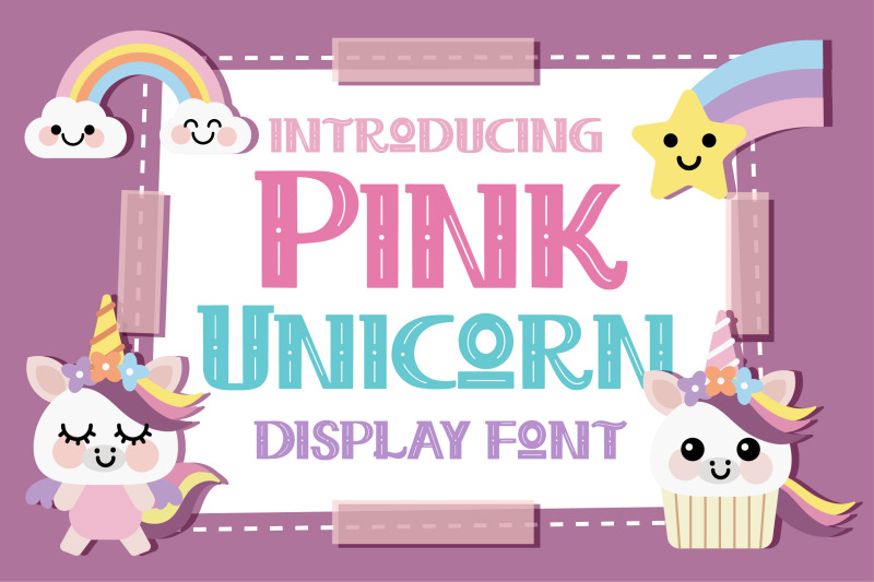 pink-unicorn-font